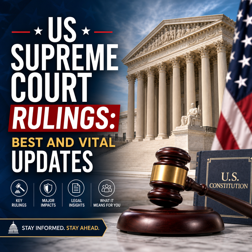 Illustration of US Supreme Court Rulings: Best and Vital Updates