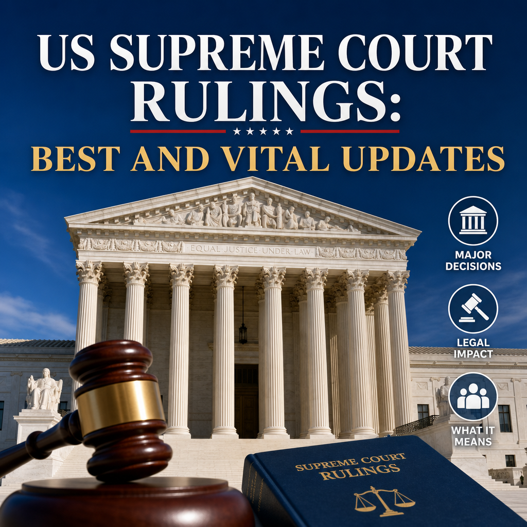 Illustration of US Supreme Court Rulings: Best and Vital Updates
