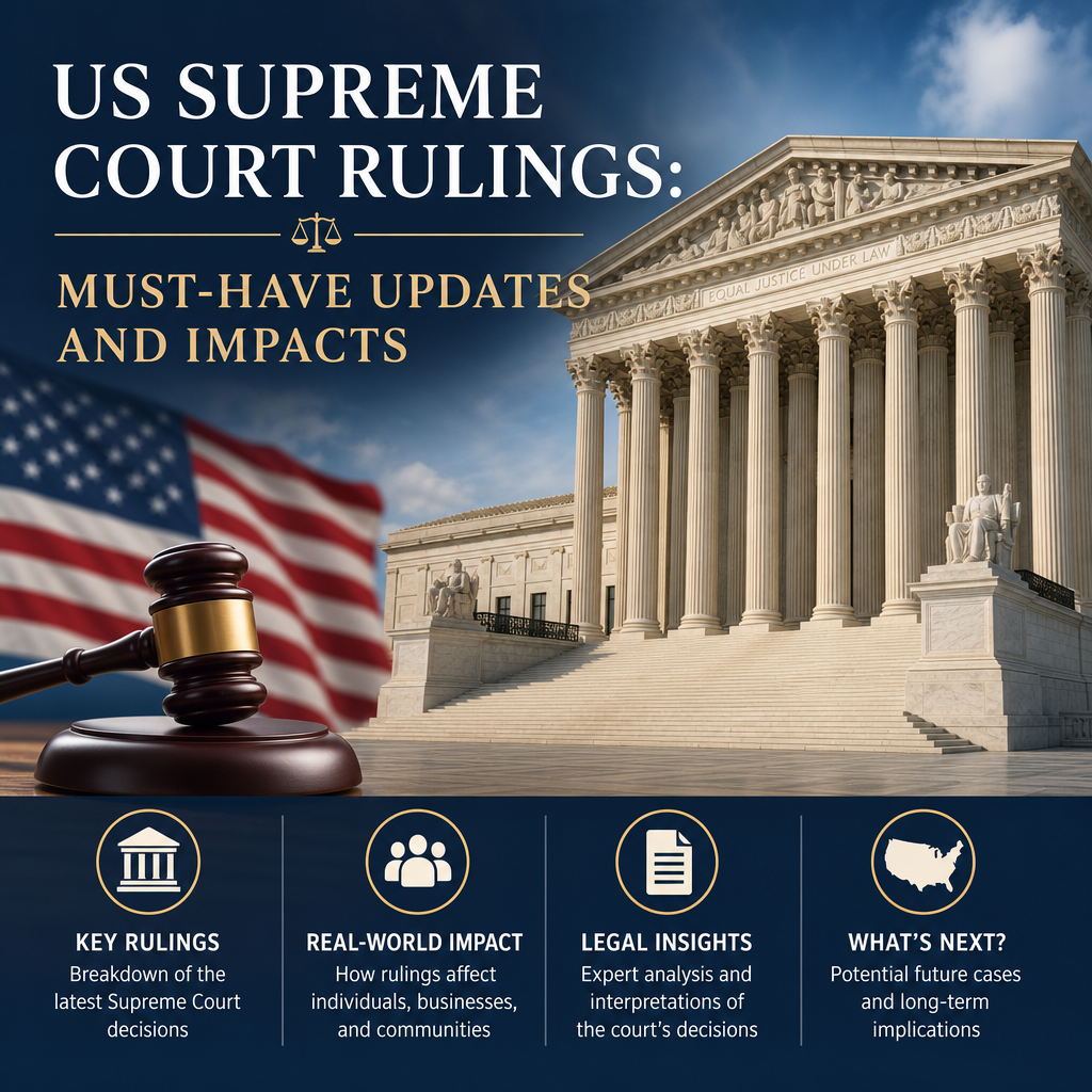 Additional Illustration of US Supreme Court Rulings: Must-Have Updates and Impacts