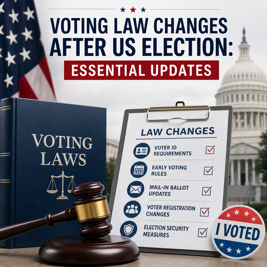 Additional Illustration of Voting Law Changes after US Election: Essential Updates