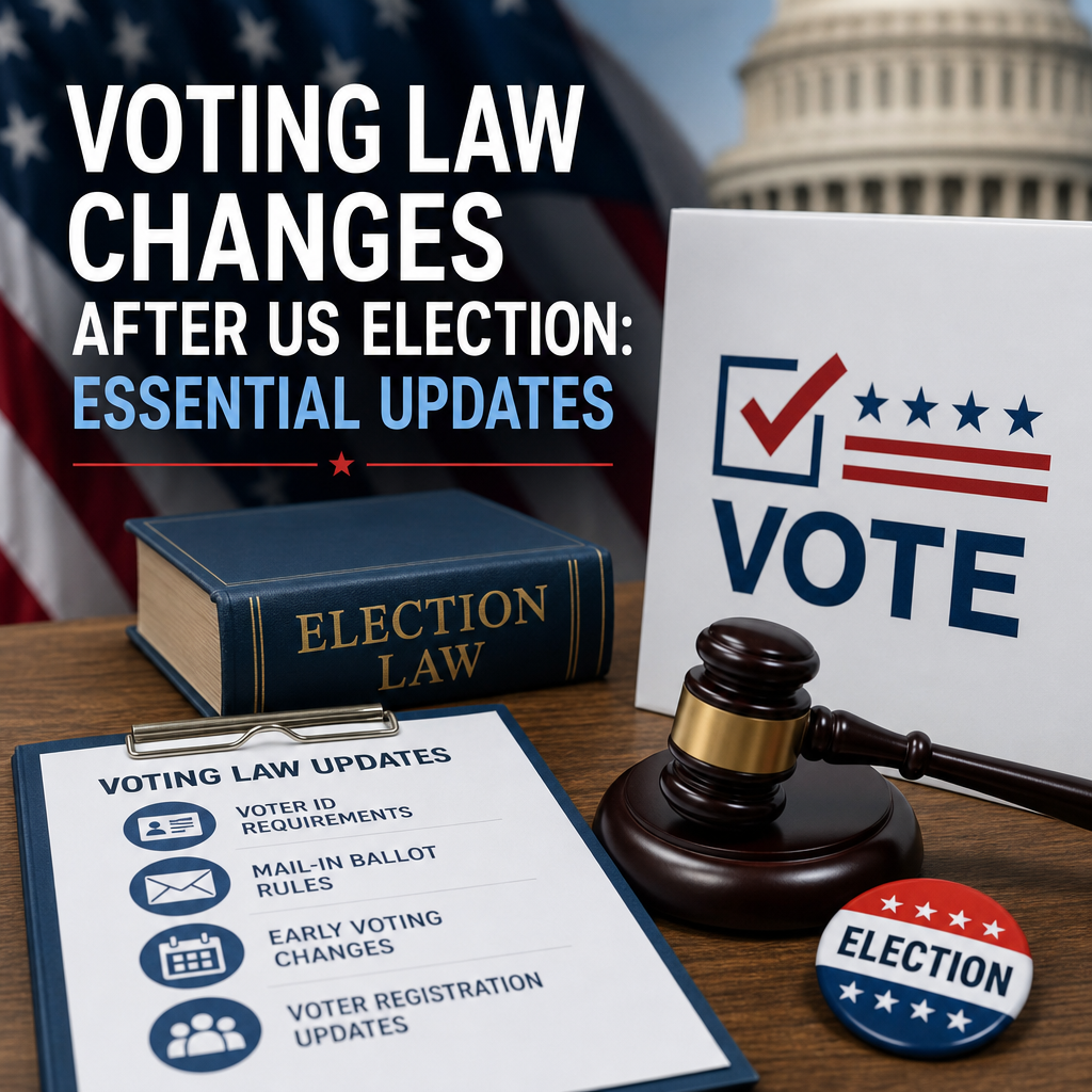Additional Illustration of Voting Law Changes after US Election: Essential Updates