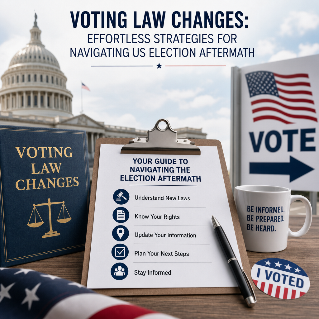 Additional Illustration of Voting Law Changes: Effortless Strategies for Navigating US Election Aftermath