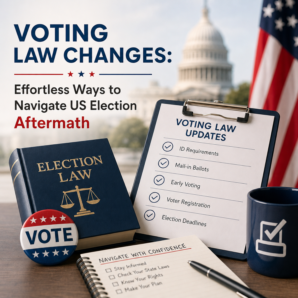 Illustration of Voting Law Changes: Effortless Ways to Navigate US Election Aftermath