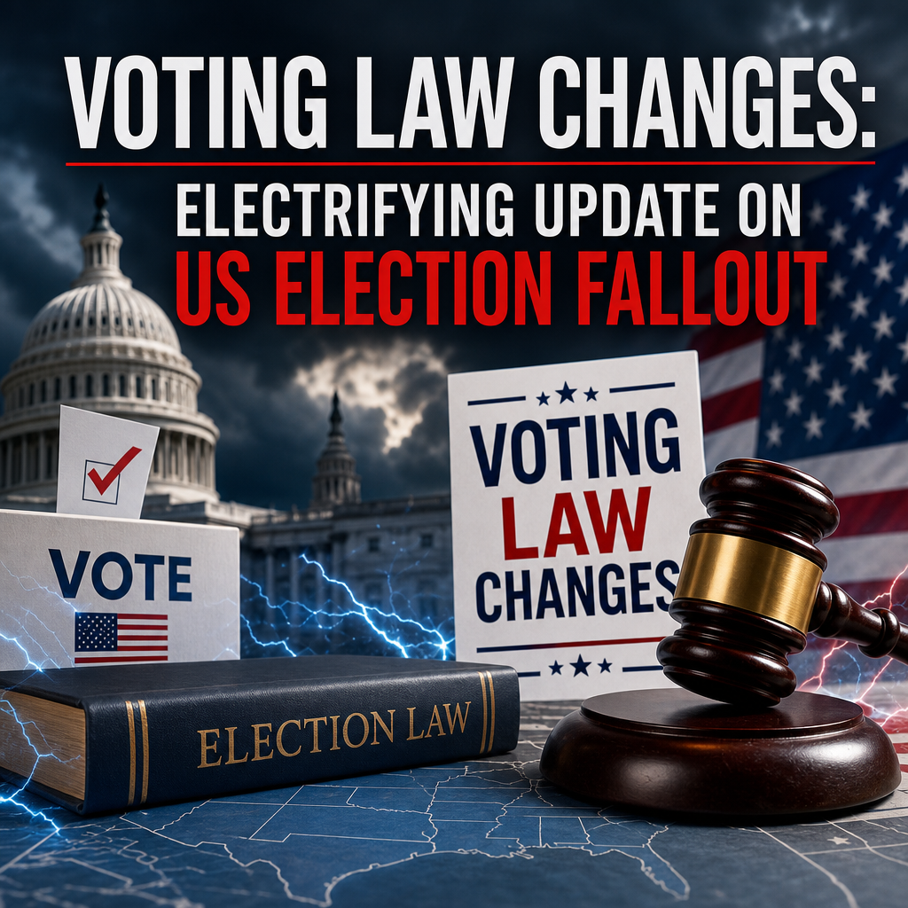Additional Illustration of Voting Law Changes: Electrifying Update on US Election Fallout