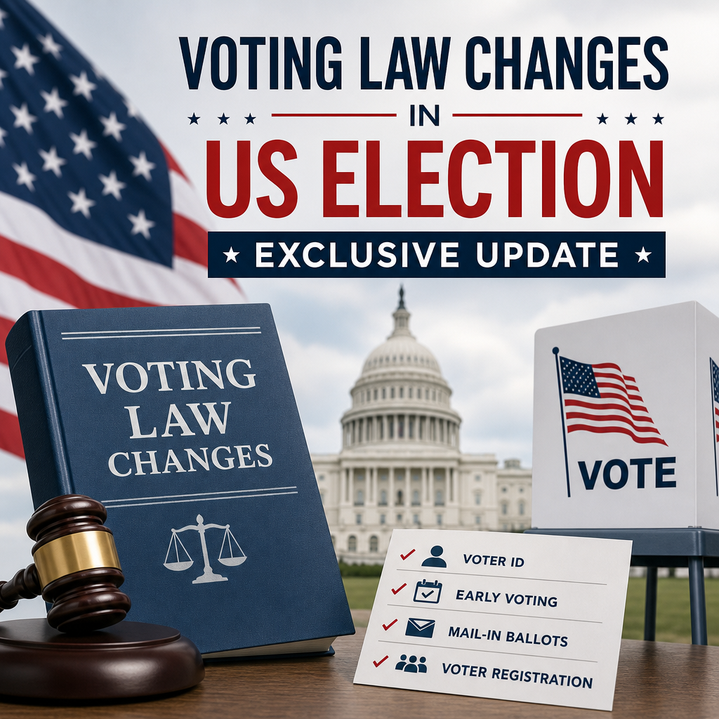 Illustration of Voting Law Changes in US Election: Exclusive Update