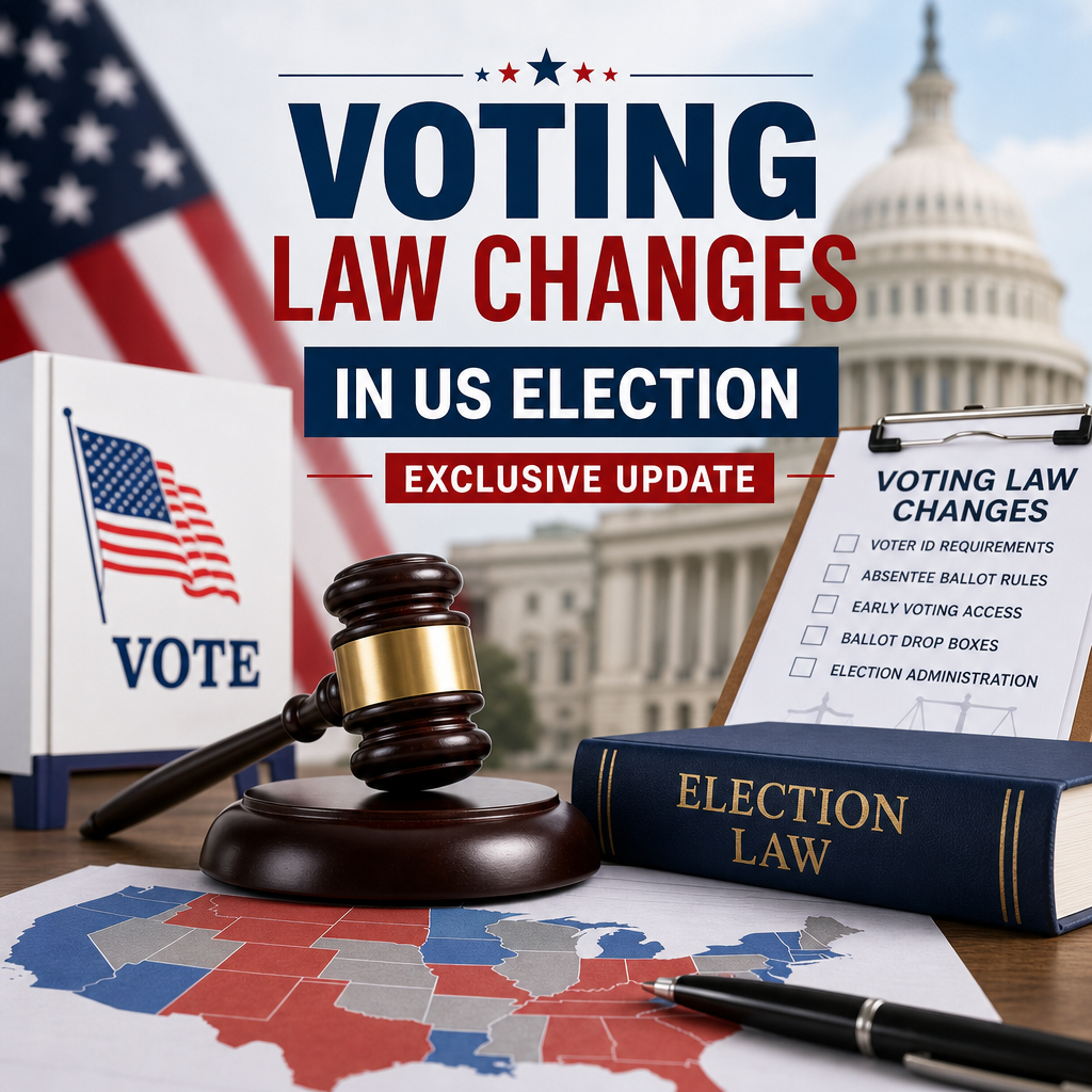 Additional Illustration of Voting Law Changes in US Election: Exclusive Update