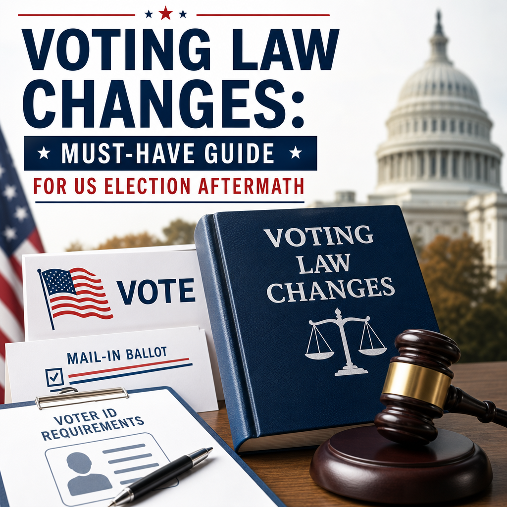 Illustration of Voting Law Changes: Must-Have Guide for US Election Aftermath