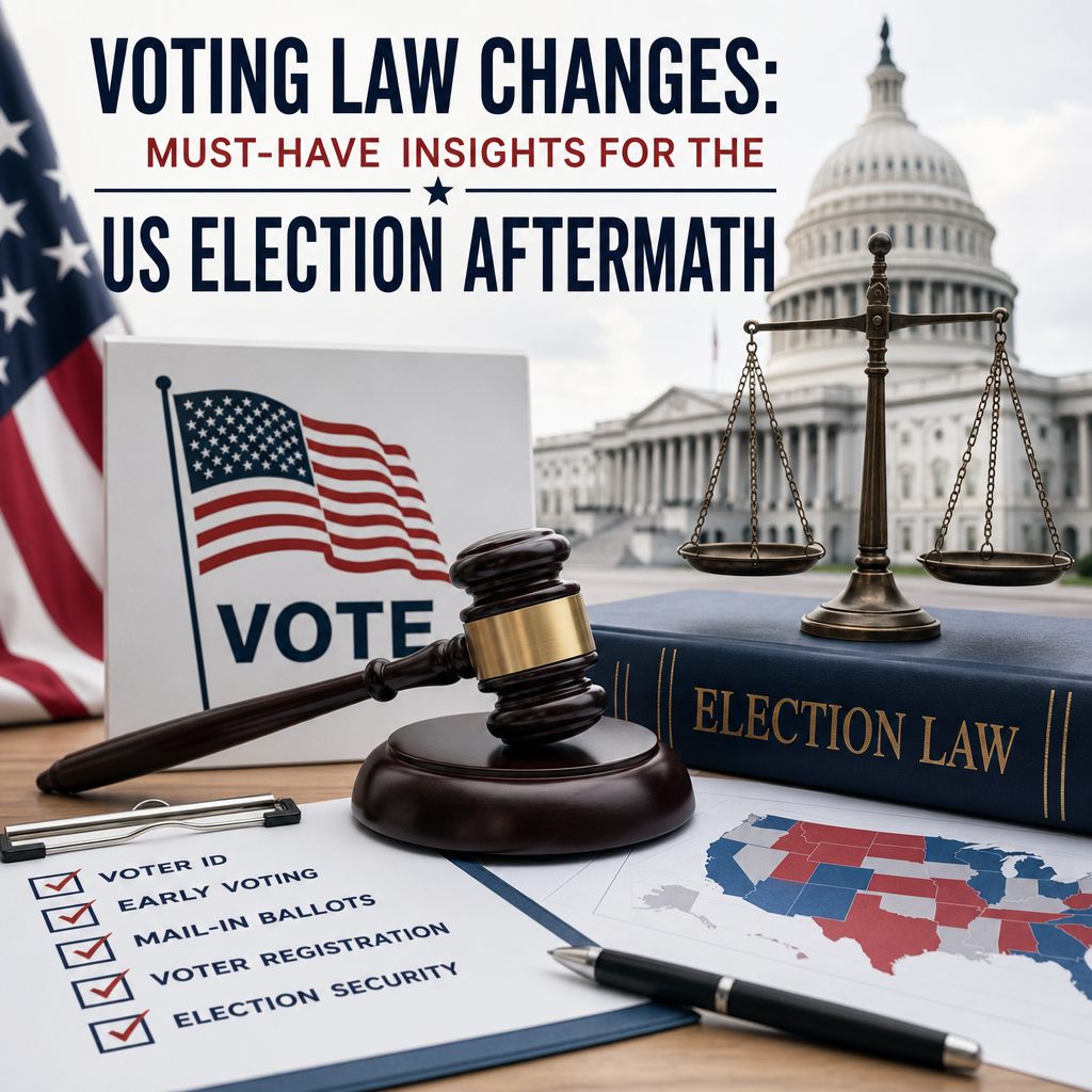 Illustration of Voting Law Changes: Must-Have Insights for the US Election Aftermath