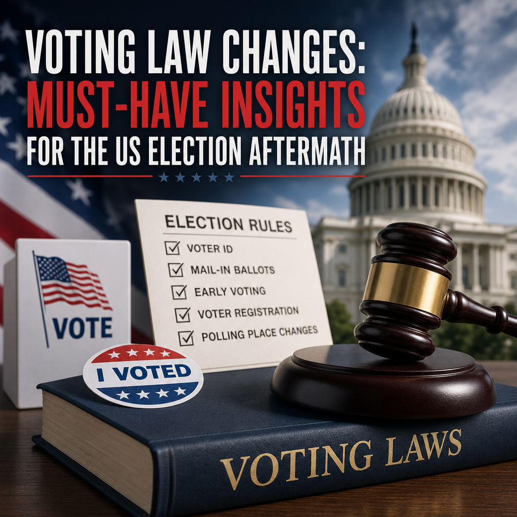 Additional Illustration of Voting Law Changes: Must-Have Insights for the US Election Aftermath