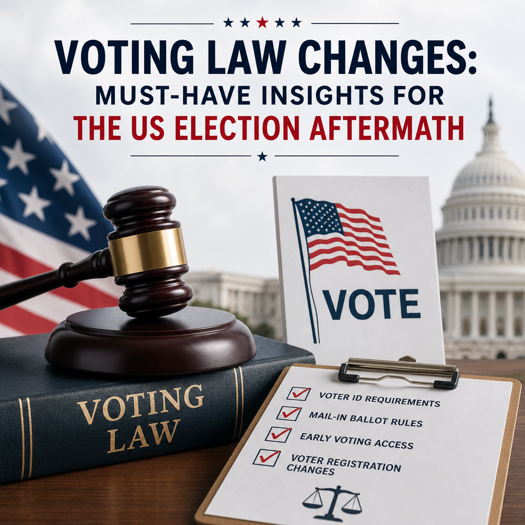 Additional Illustration of Voting Law Changes: Must-Have Insights for the US Election Aftermath