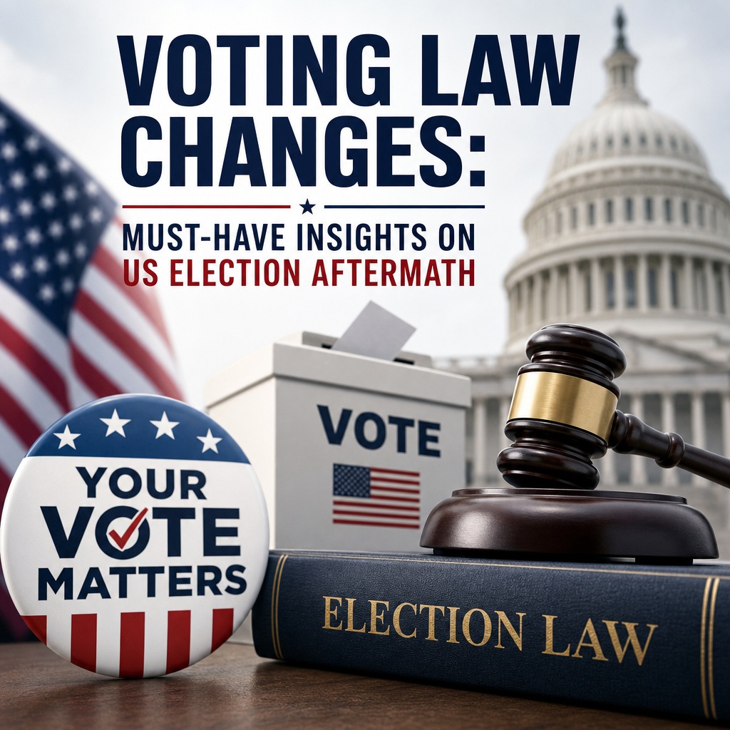 Illustration of Voting Law Changes: Must-Have Insights on US Election Aftermath