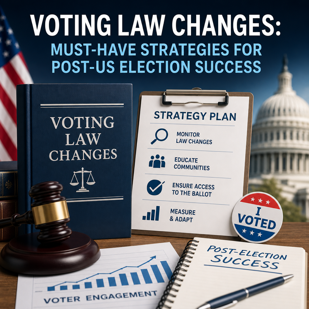 Additional Illustration of Voting Law Changes: Must-Have Strategies for Post-US Election Success