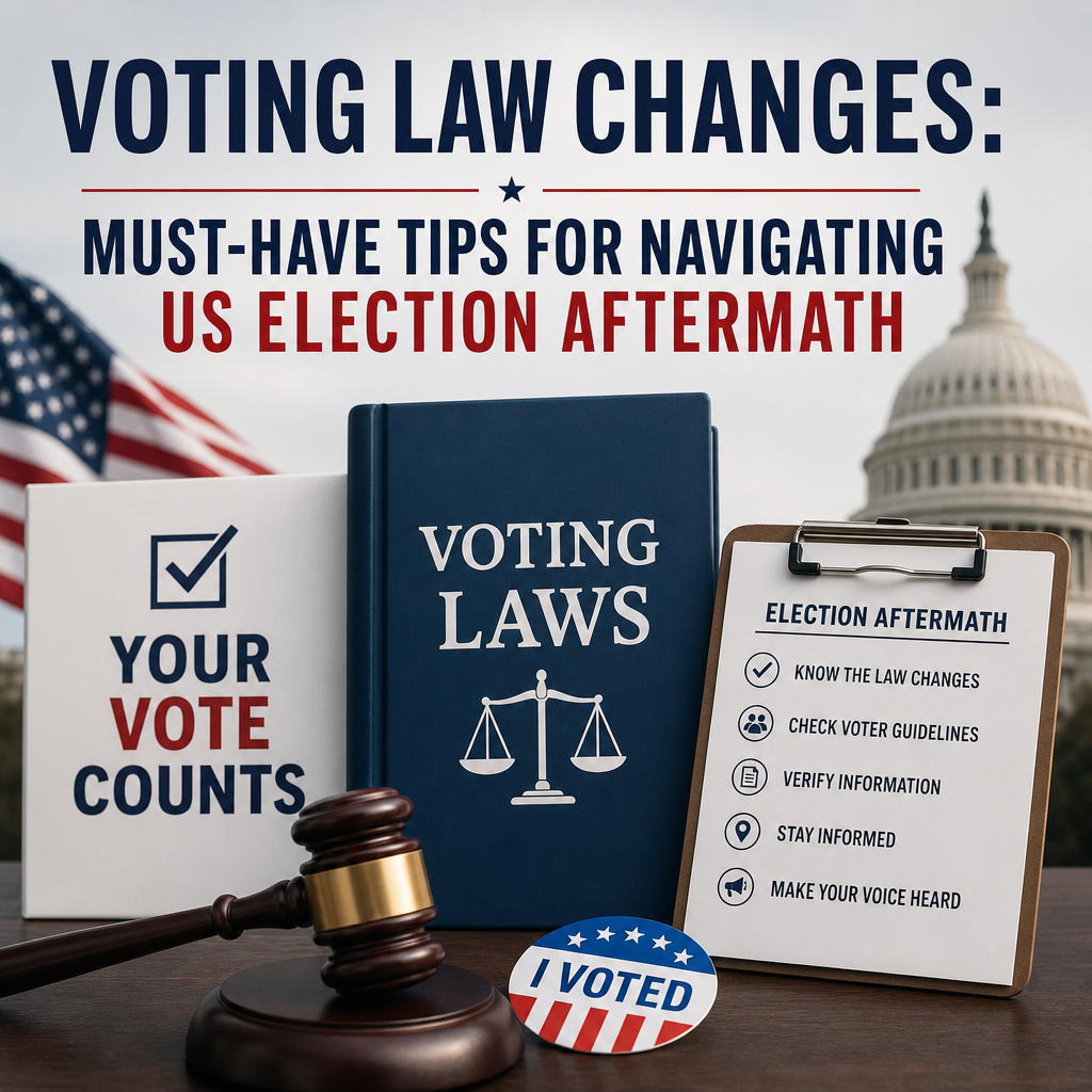 Illustration of Voting Law Changes: Must-Have Tips for Navigating US Election Aftermath
