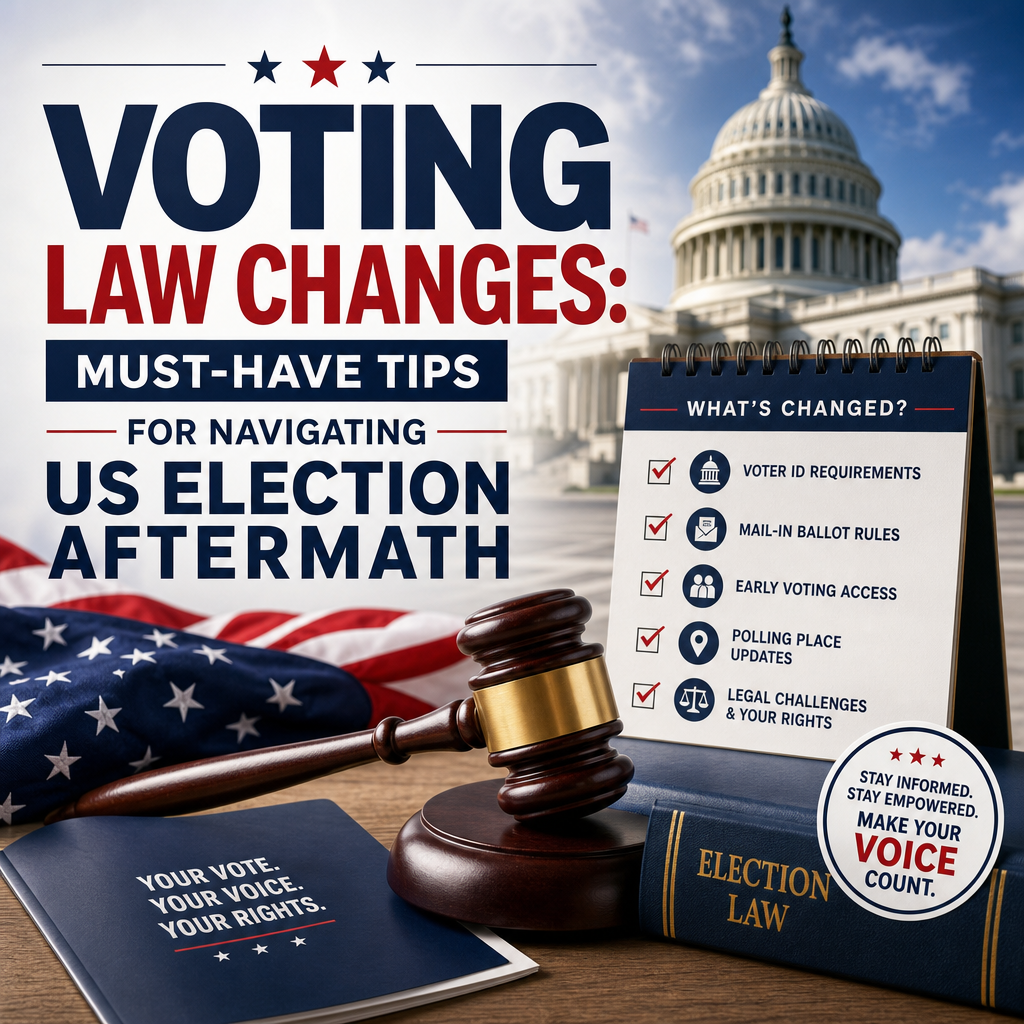 Illustration of Voting Law Changes: Must-Have Tips for Navigating US Election Aftermath