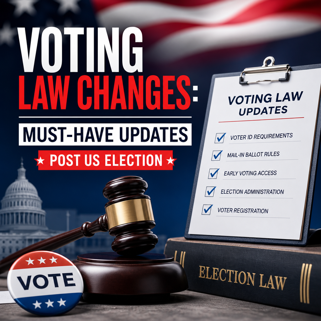 Illustration of Voting Law Changes: Must-Have Updates Post US Election