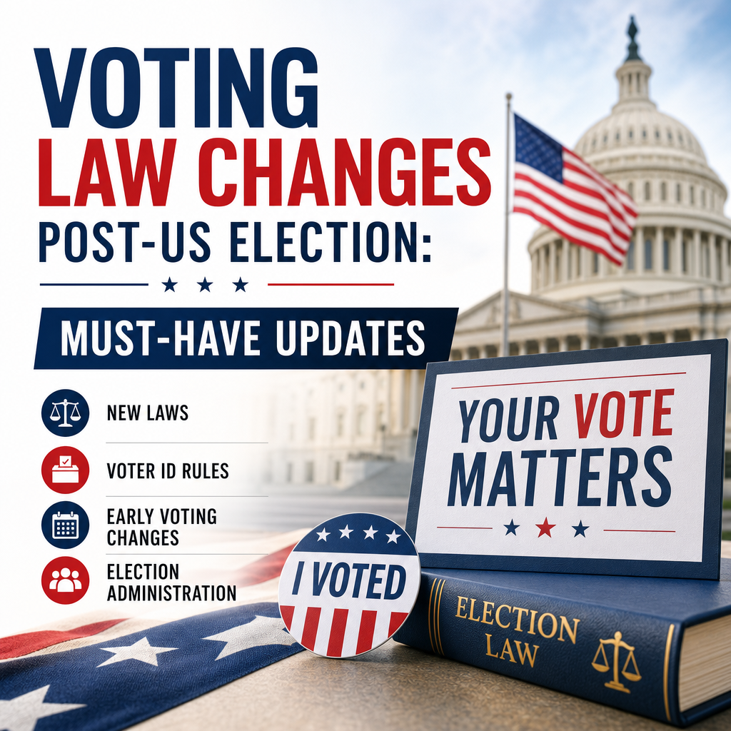Illustration of Voting Law Changes Post-US Election: Must-Have Updates