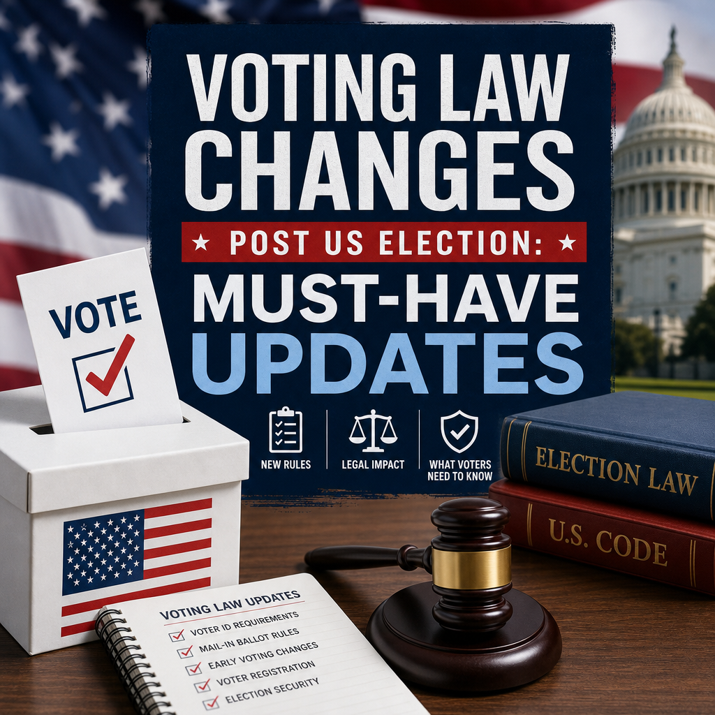 Illustration of Voting Law Changes Post US Election: Must-Have Updates