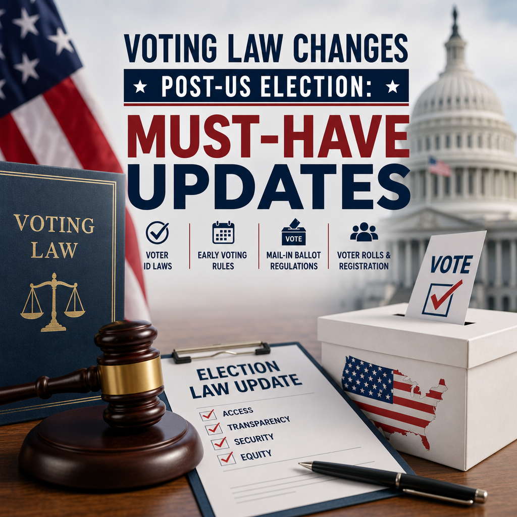 Illustration of Voting Law Changes Post-US Election: Must-Have Updates