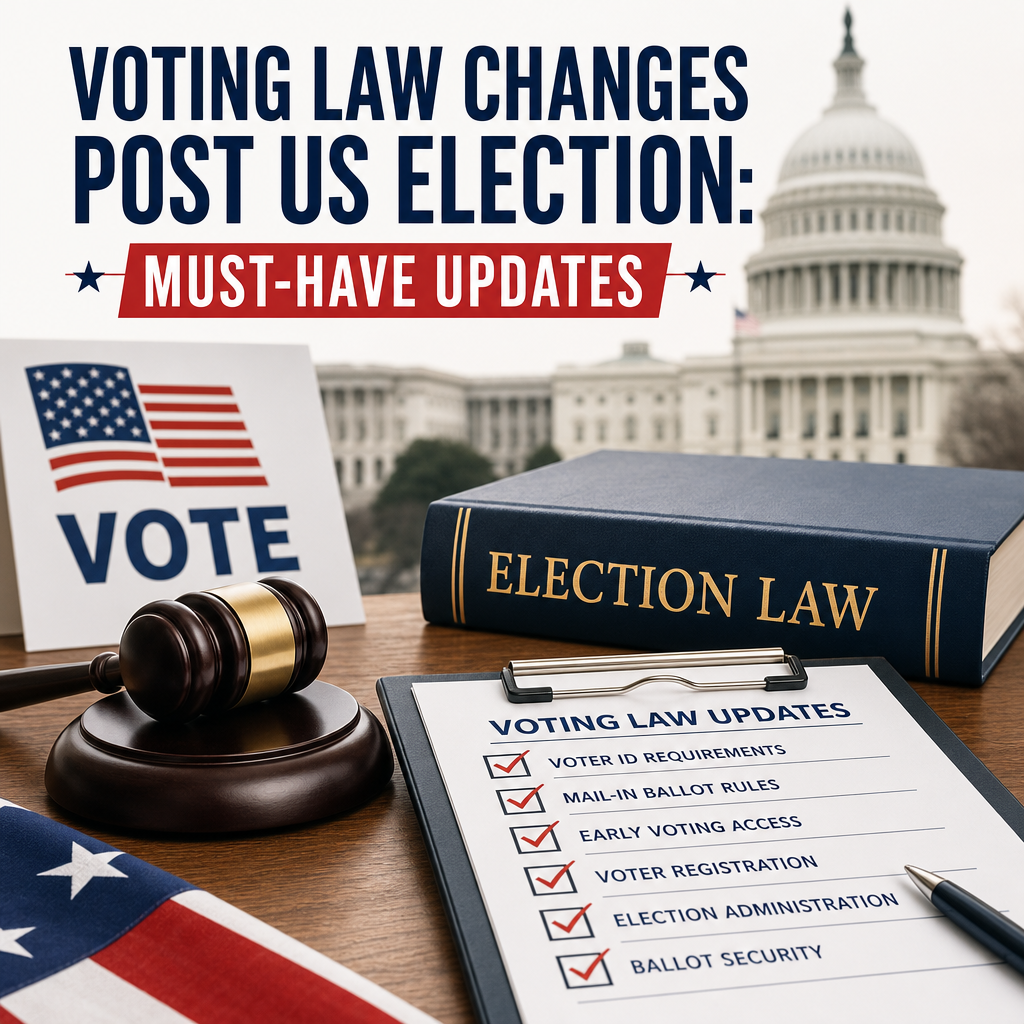 Illustration of Voting Law Changes Post US Election: Must-Have Updates