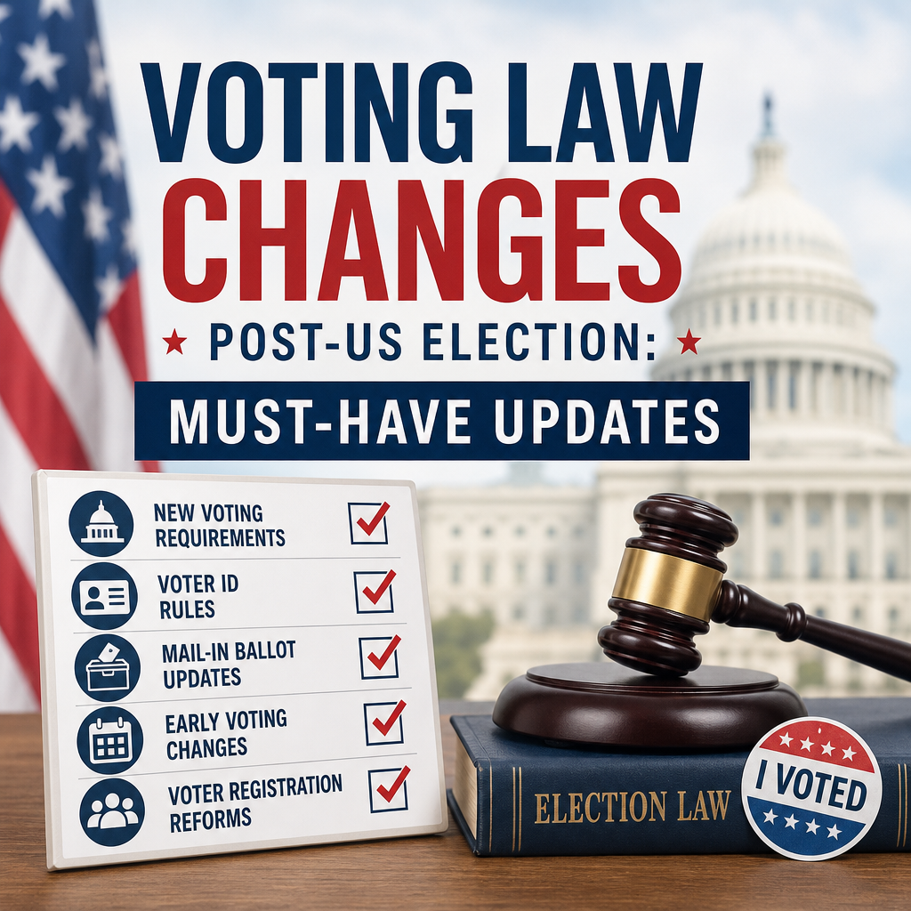 Illustration of Voting Law Changes Post-US Election: Must-Have Updates