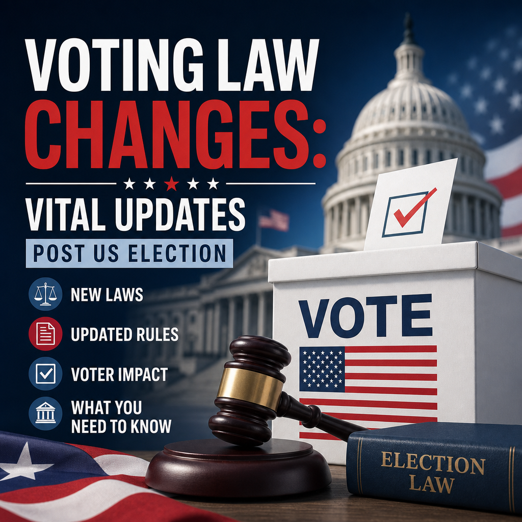 Illustration of Voting Law Changes: Vital Updates Post US Election