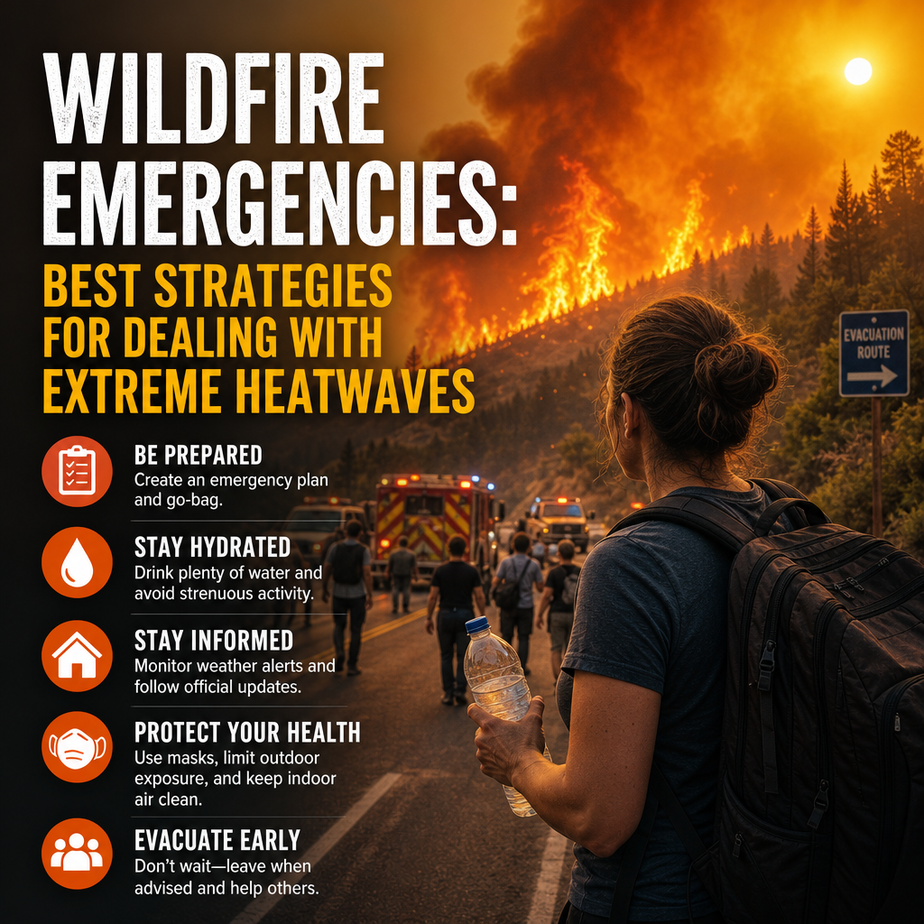 Illustration of Wildfire Emergencies: Best Strategies for Dealing with Extreme Heatwaves
