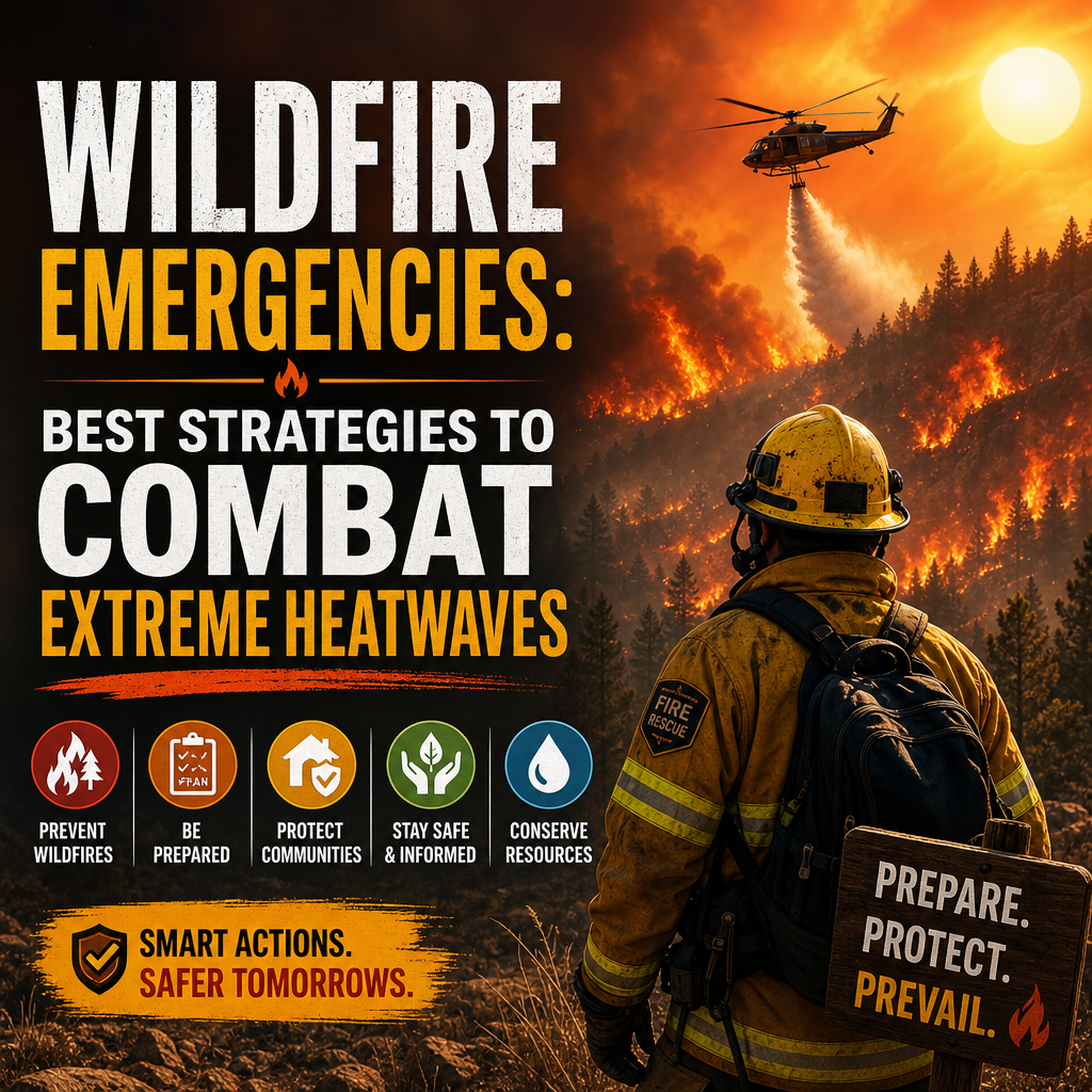 Illustration of Wildfire Emergencies: Best Strategies to Combat Extreme Heatwaves