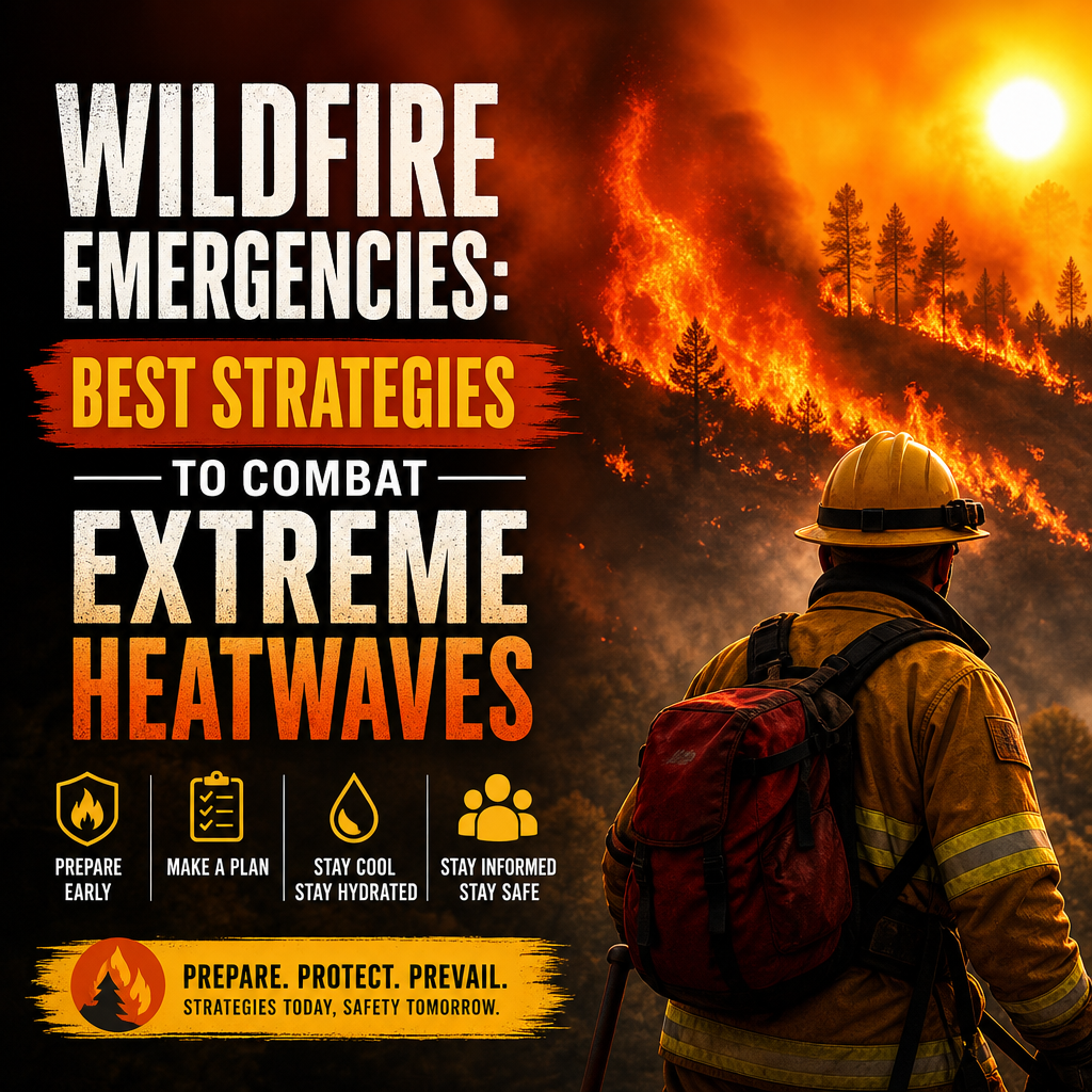 Illustration of Wildfire Emergencies: Best Strategies to Combat Extreme Heatwaves