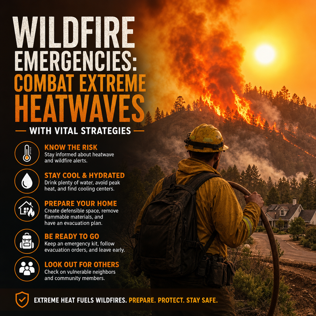 Additional Illustration of Wildfire Emergencies: Combat Extreme Heatwaves with Vital Strategies