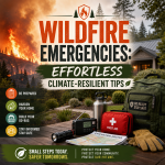 Illustration of Wildfire Emergencies: Effortless Climate-Resilient Tips