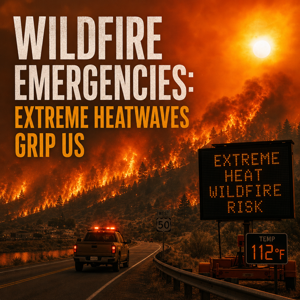 Additional Illustration of Wildfire Emergencies: Extreme Heatwaves Grip US