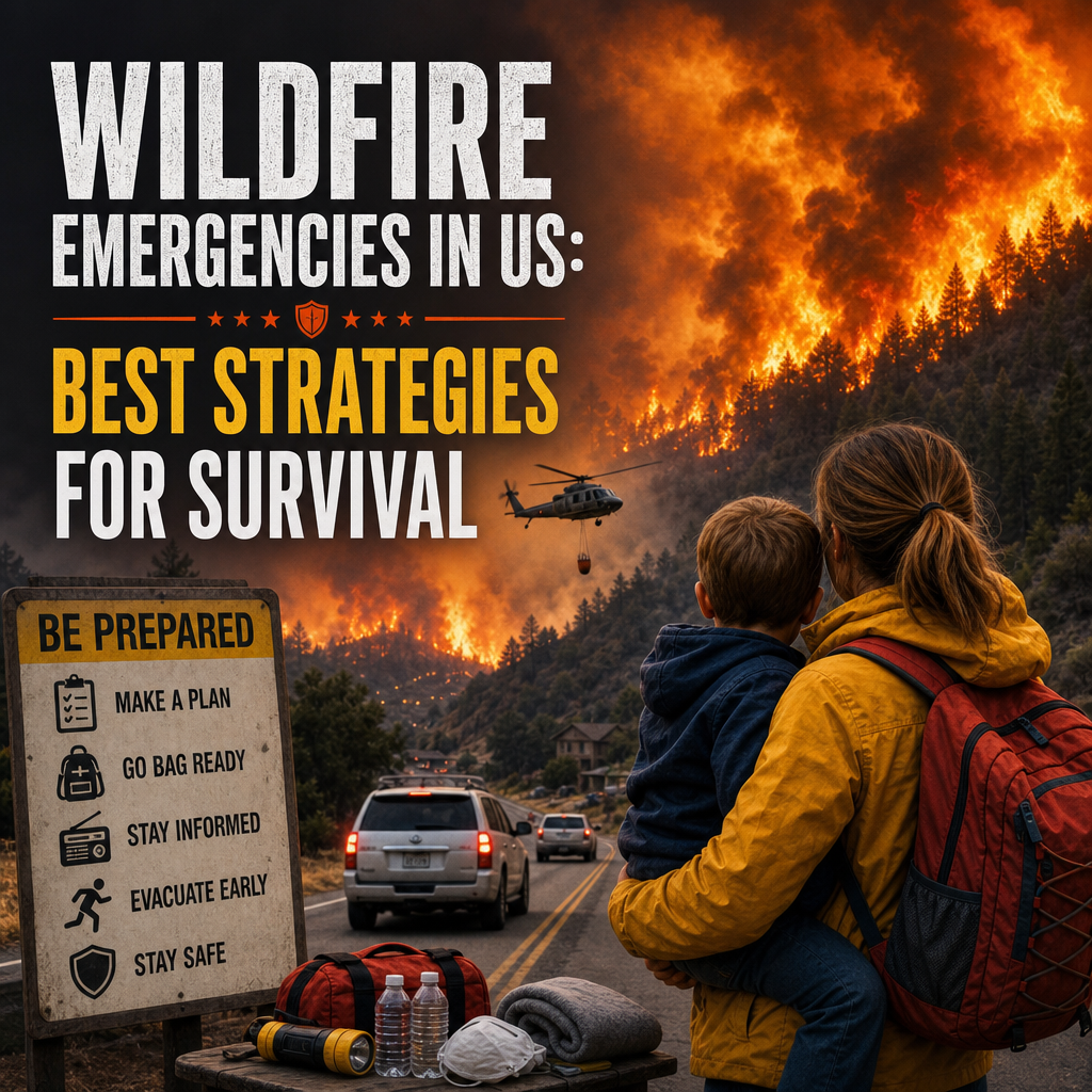 Additional Illustration of Wildfire Emergencies in US: Best Strategies for Survival