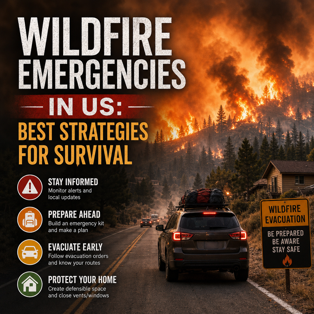 Additional Illustration of Wildfire Emergencies in US: Best Strategies for Survival