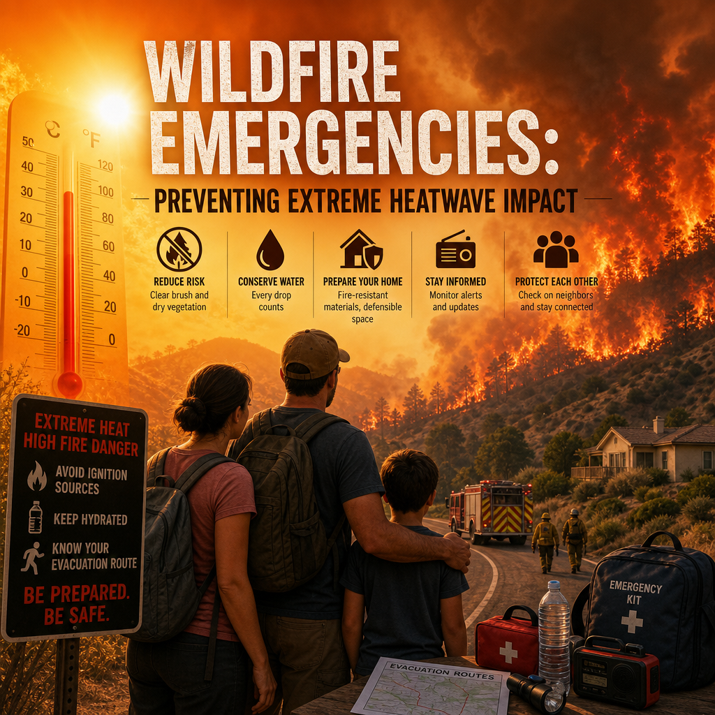 Illustration of Wildfire Emergencies: Preventing Extreme Heatwave Impact