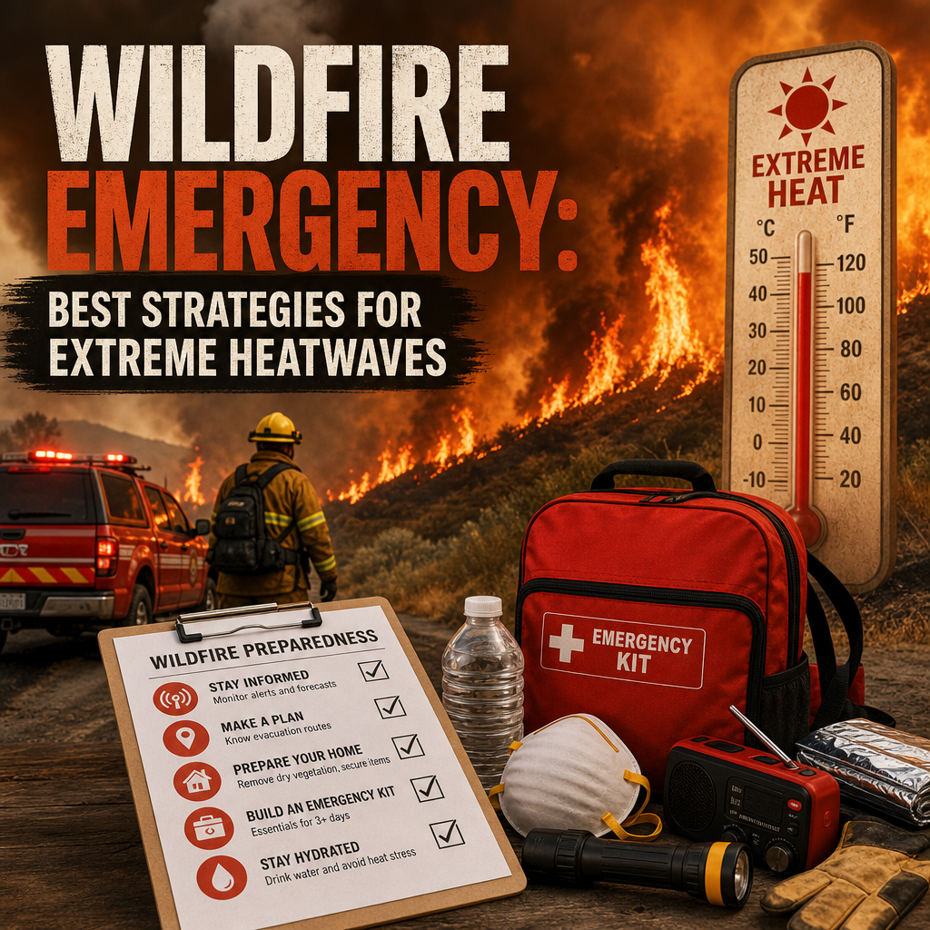 Additional Illustration of Wildfire Emergency: Best Strategies for Extreme Heatwaves