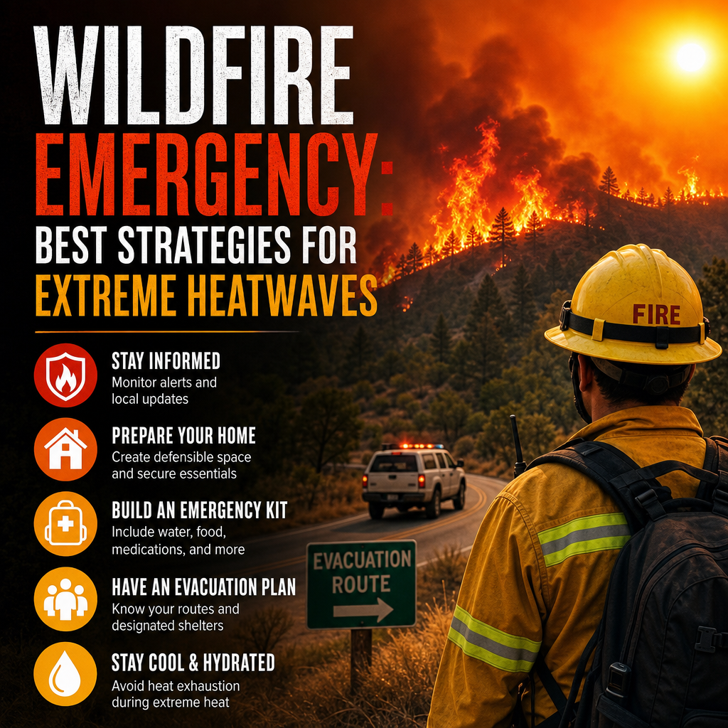 Additional Illustration of Wildfire Emergency: Best Strategies for Extreme Heatwaves