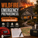 Illustration of Wildfire Emergency Preparedness: Essential Tips for Homeowners