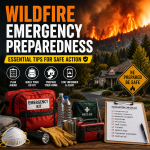 Illustration of Wildfire Emergency Preparedness: Essential Tips for Safe Action