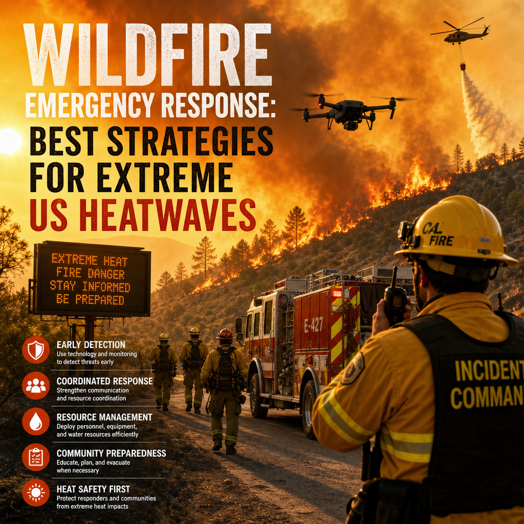 Additional Illustration of Wildfire Emergency Response: Best Strategies for Extreme US Heatwaves