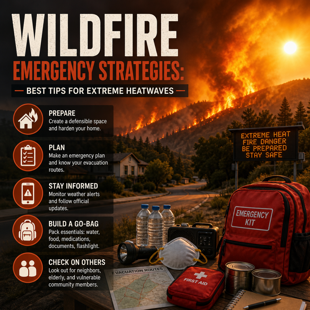 Additional Illustration of Wildfire Emergency Strategies: Best Tips for Extreme Heatwaves