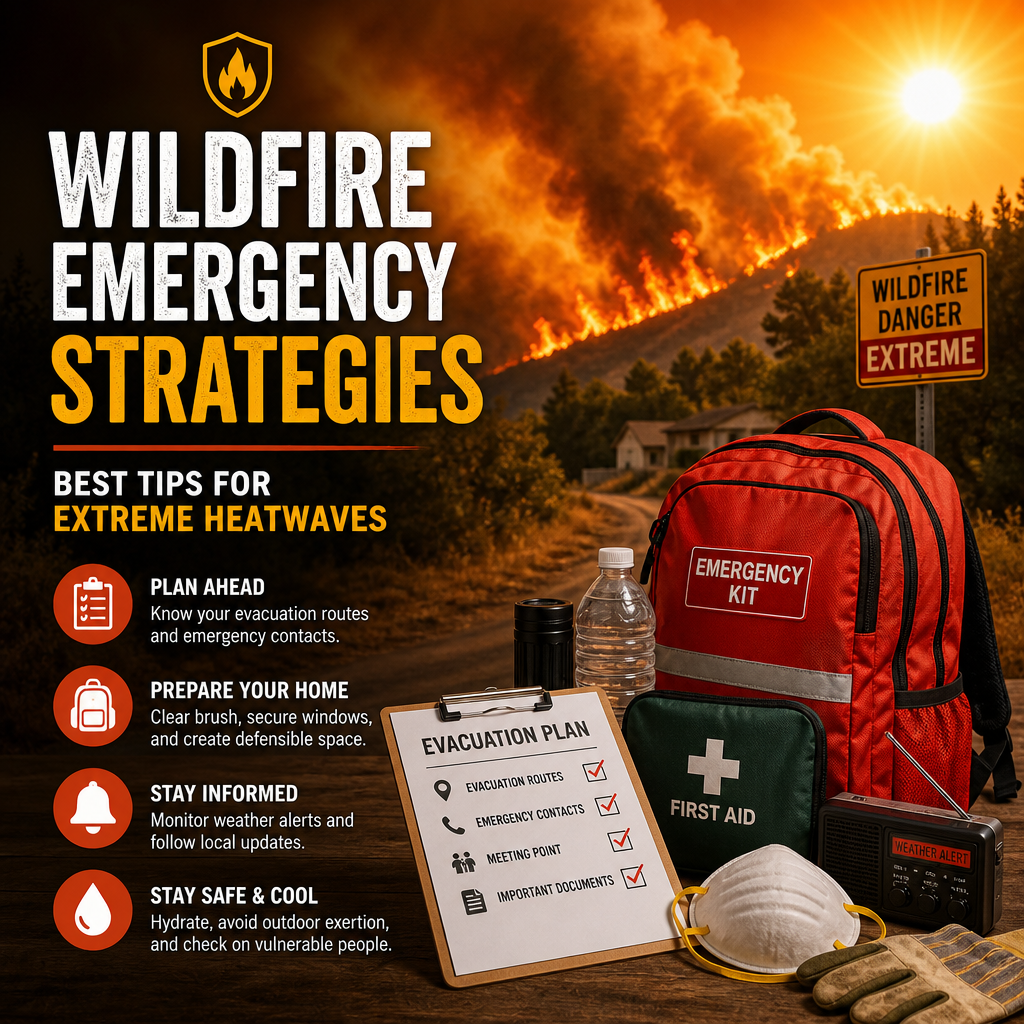 Additional Illustration of Wildfire Emergency Strategies: Best Tips for Extreme Heatwaves